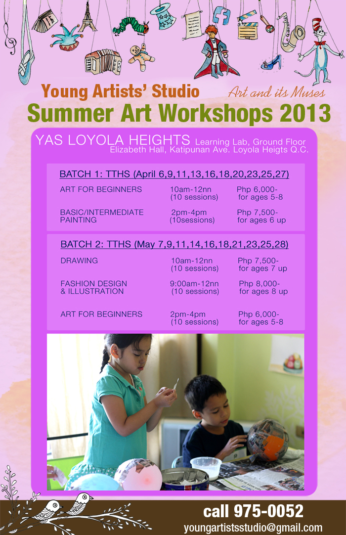 Summer Art Workshops Katipunan