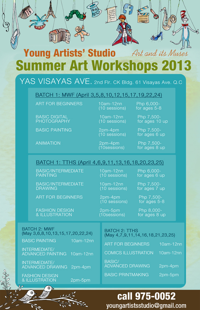Summer Art Workshops Quezon City