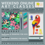 2022 (04) Weekend Online Art&nbsp;Class_Poster